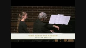 How Sweet the Answer - Benjamin Britten