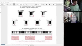 Piano lesson sample